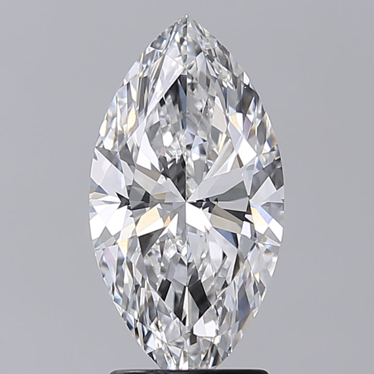 2.50 Carat Marquise Shaped, Excellent Cut, E Color, VVS2 Clarity, IGI Certified Lab Grown Diamond