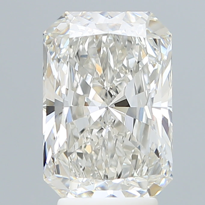 3.69 Carat Radiant Shaped, Excellent Cut, G Color, VVS2 Clarity, IGI Certified Lab Grown Diamond