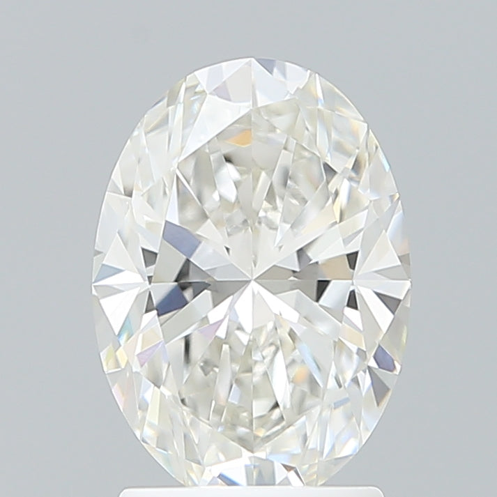 2.10 Carat Oval Shaped, Excellent Cut, F Color, VVS1 Clarity, IGI Certified Lab Grown Diamond