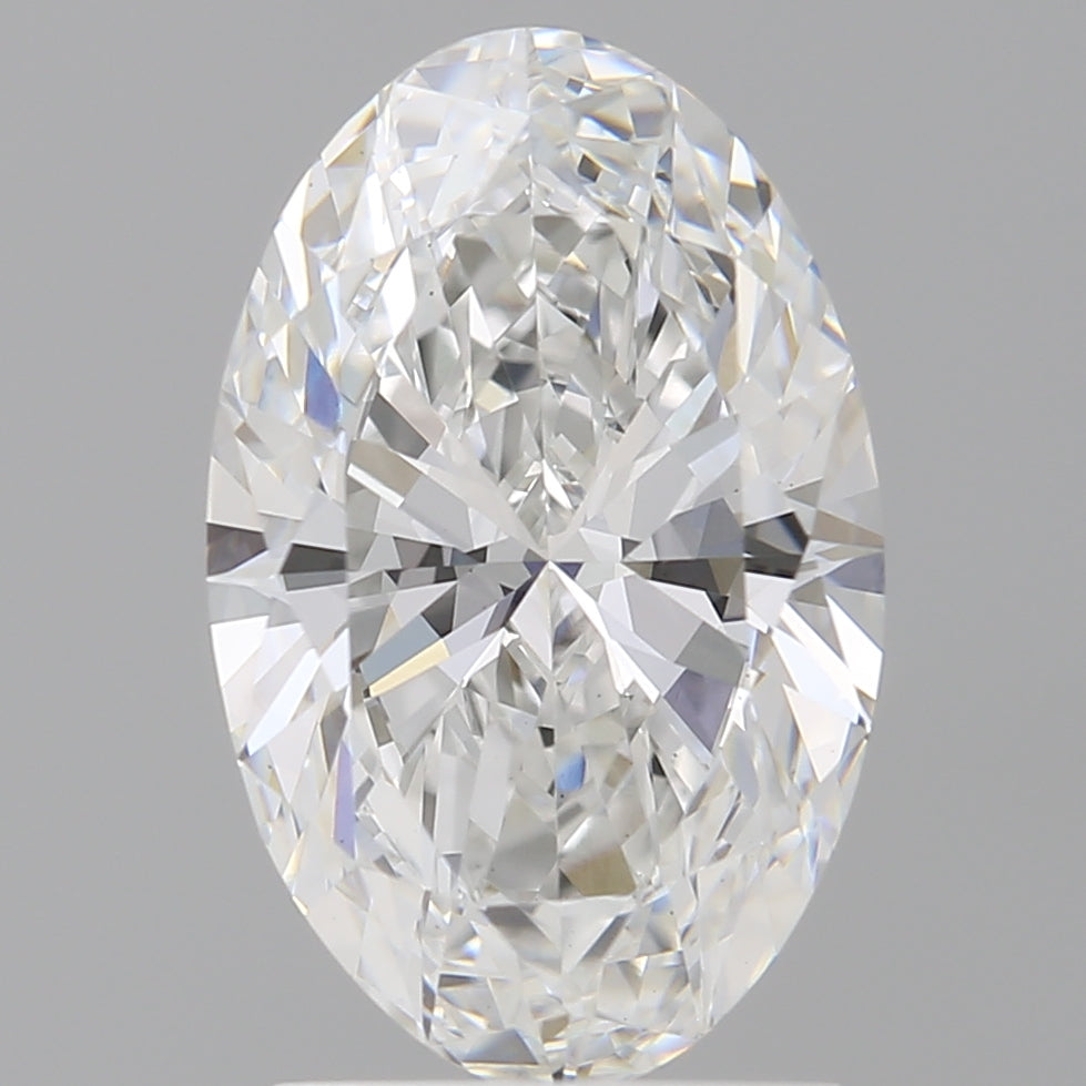 2.10 Carat Oval Shaped, Ideal Cut, E Color, VS1 Clarity, IGI Certified Lab Grown Diamond