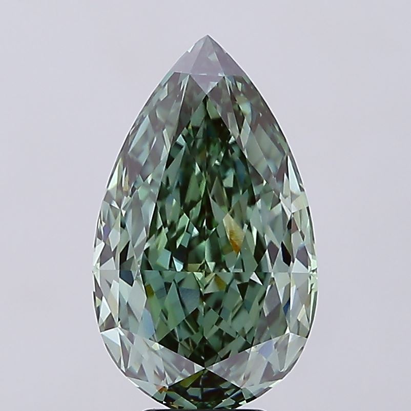 7.39 Carat Pear Shaped, Ideal Cut, VVS2 Clarity, IGI Certified Lab Grown Diamond
