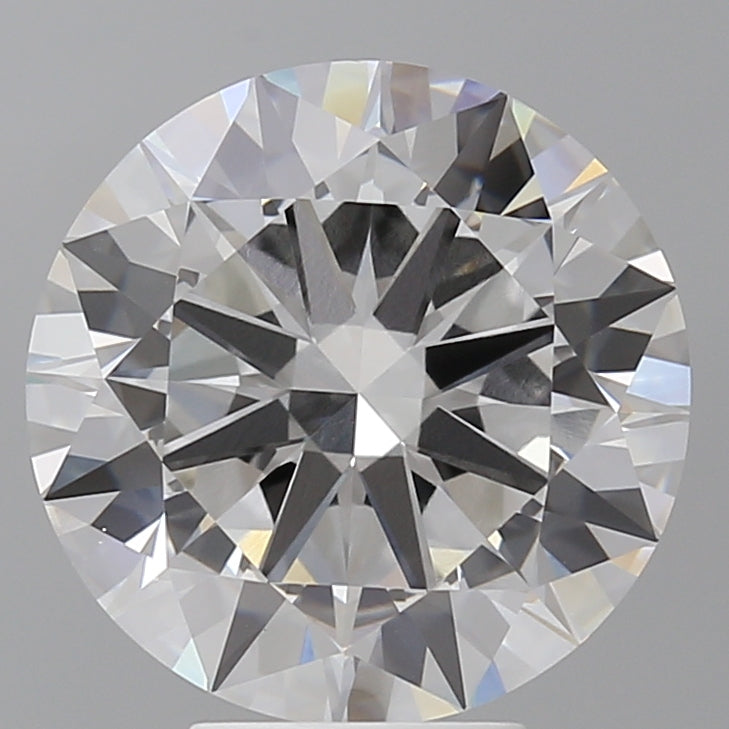 6.02 Carat Round Shaped, Excellent Cut, E Color, VVS2 Clarity, IGI Certified Lab Grown Diamond