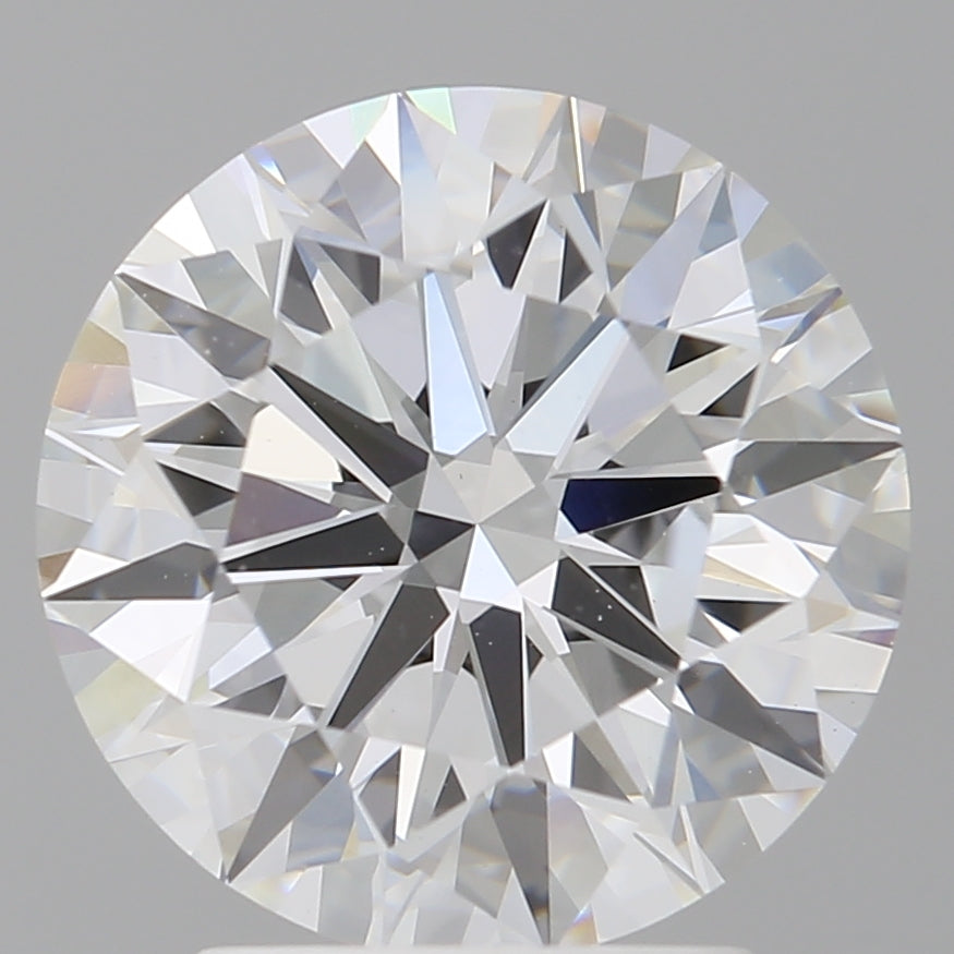 3.02 Carat Round Shaped, Ideal Cut, E Color, VVS2 Clarity, IGI Certified Lab Grown Diamond