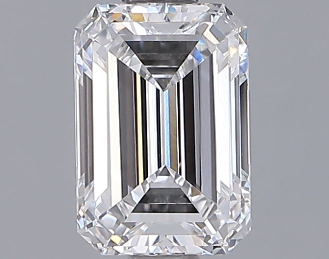 1.28 Carat Emerald Shaped, Ideal Cut, D Color, VS1 Clarity, IGI Certified Lab Grown Diamond