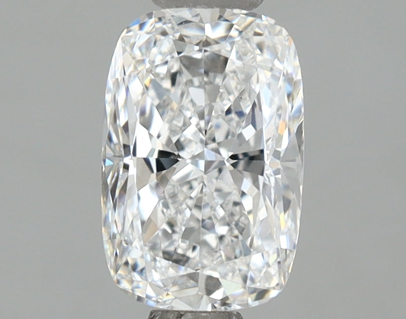 1.12 Carat Cushion Shaped, Excellent Cut, D Color, VVS2 Clarity, IGI Certified Lab Grown Diamond