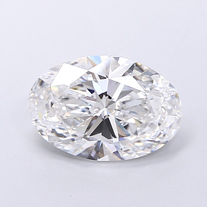 2.04 Carat Oval Shaped, Very Good Cut, E Color, VVS2 Clarity, IGI Certified Lab Grown Diamond