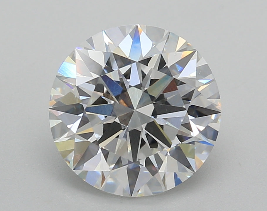 3.02 Carat Round Shaped, Ideal Cut, E Color, VVS2 Clarity, IGI Certified Lab Grown Diamond