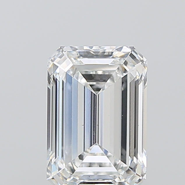 2.09 Carat Emerald Shaped, Ideal Cut, E Color, VS1 Clarity, IGI Certified Lab Grown Diamond