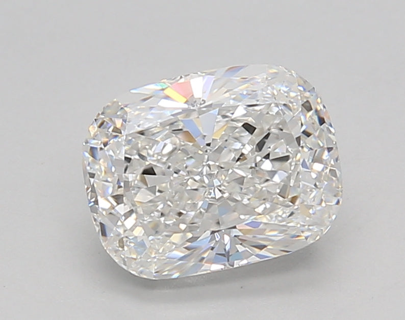 1.51 Carat Elongated Cushion Shaped, Excellent Cut, D Color, VVS2 Clarity, IGI Certified Lab Grown Diamond