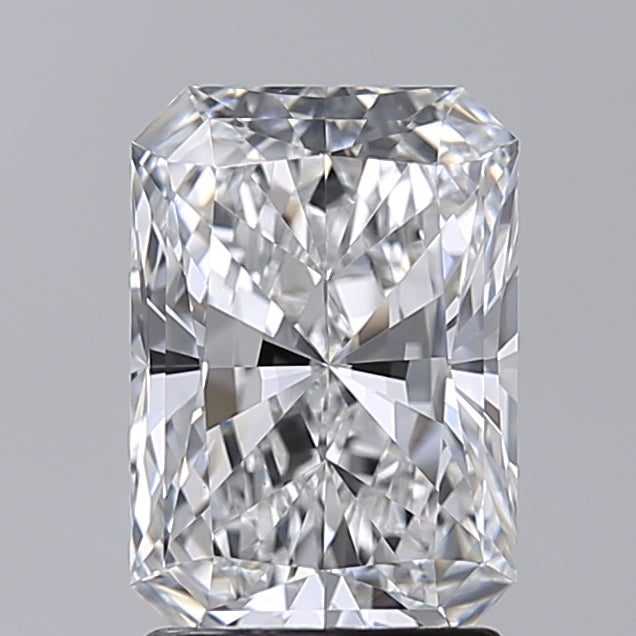 1.97 Carat Radiant Shaped, Excellent Cut, D Color, VVS2 Clarity, IGI Certified Lab Grown Diamond