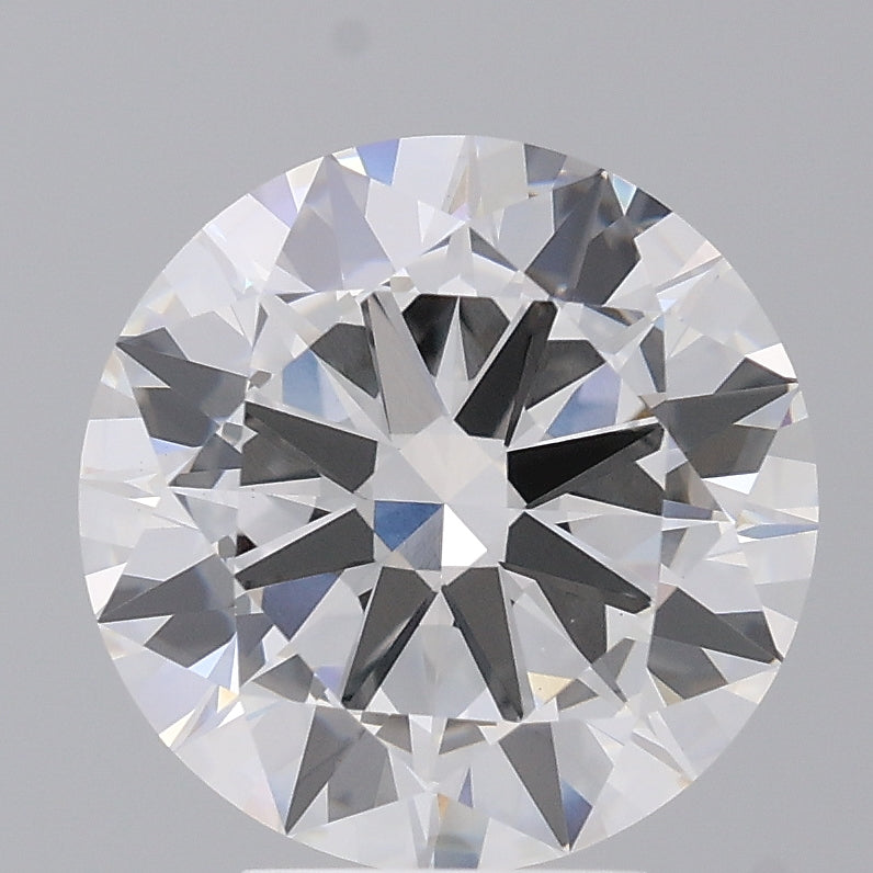 4.57 Carat Round Shaped, Excellent Cut, E Color, VVS2 Clarity, IGI Certified Lab Grown Diamond