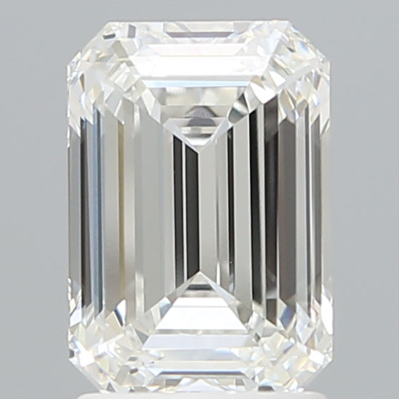 2.21 Carat Emerald Shaped, Ideal Cut, E Color, VVS2 Clarity, IGI Certified Lab Grown Diamond
