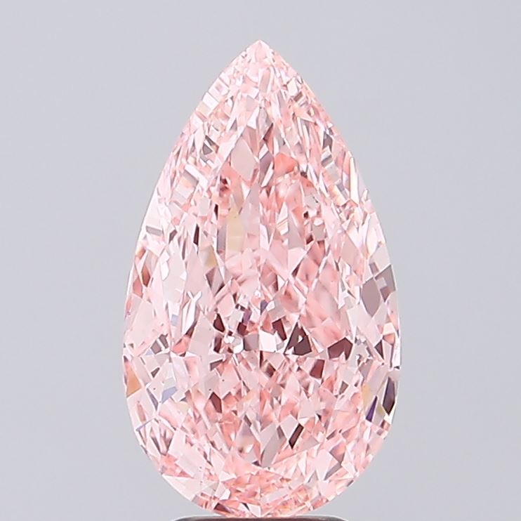 5.00 Carat Pear Shaped, Excellent Cut, VS1 Clarity, IGI Certified Lab Grown Diamond