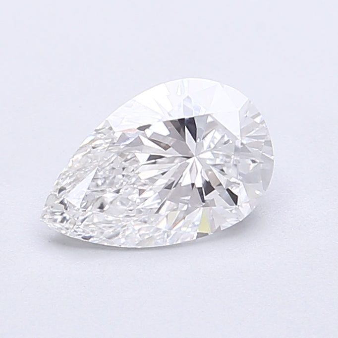 0.93 Carat Pear Shaped, Very Good Cut, D Color, VS1 Clarity, IGI Certified Lab Grown Diamond