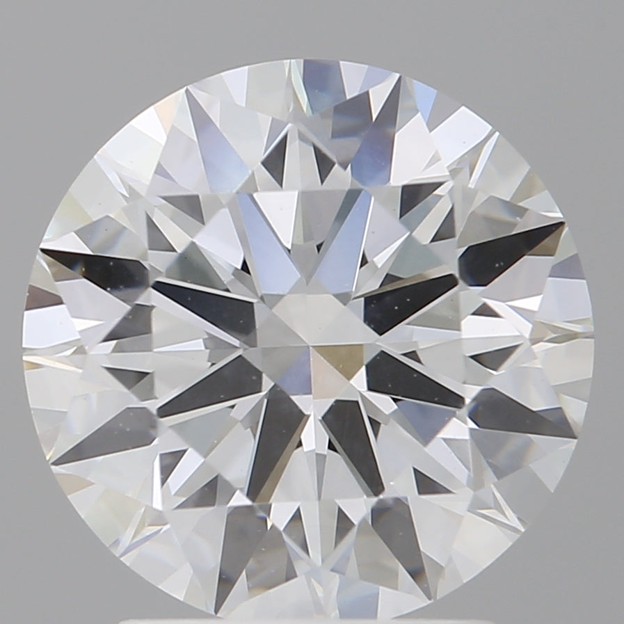 2.60 Carat Round Shaped, Ideal Cut, E Color, VVS2 Clarity, IGI Certified Lab Grown Diamond