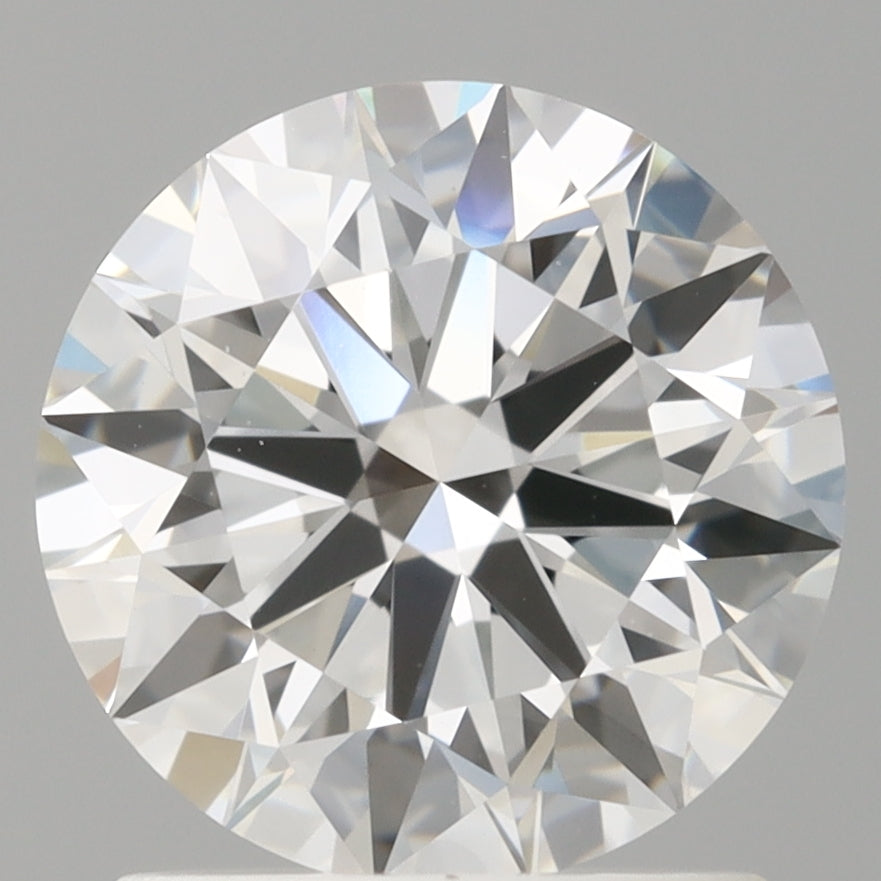 1.54 Carat Round Shaped, Ideal Cut, D Color, VVS2 Clarity, IGI Certified Lab Grown Diamond
