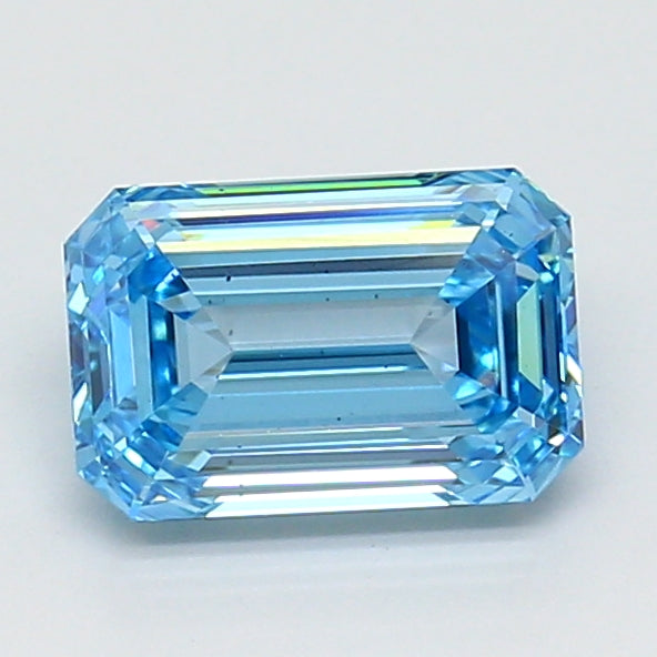 1.87 Carat Emerald Shaped, Very Good Cut, VS1 Clarity, IGI Certified Lab Grown Diamond