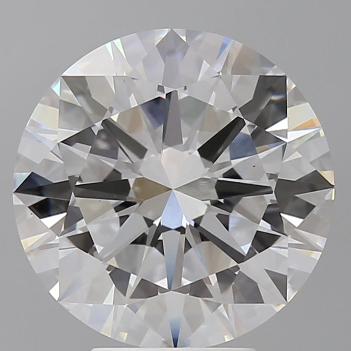 5.54 Carat Round Shaped, Excellent Cut, E Color, VS1 Clarity, IGI Certified Lab Grown Diamond