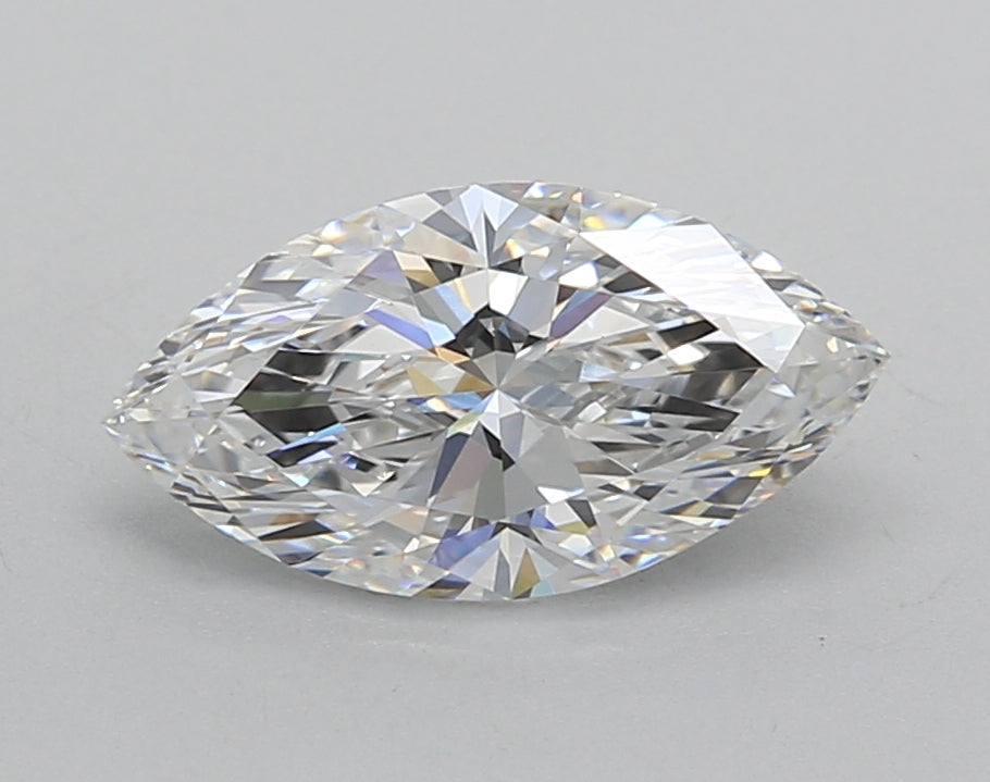 1.52 Carat Marquise Shaped, Excellent Cut, D Color, VVS2 Clarity, IGI Certified Lab Grown Diamond