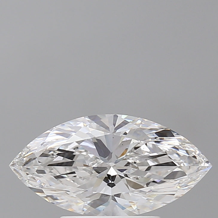 1.57 Carat Marquise Shaped, Ideal Cut, D Color, VS2 Clarity, IGI Certified Lab Grown Diamond