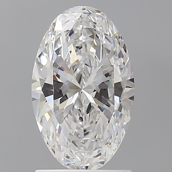 1.59 Carat Oval Shaped, Ideal Cut, D Color, VVS1 Clarity, IGI Certified Lab Grown Diamond