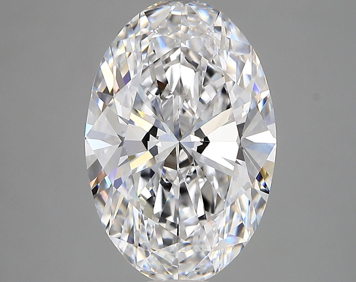 4.26 Carat Oval Shaped, Very Good Cut, D Color, VVS2 Clarity, IGI Certified Lab Grown Diamond