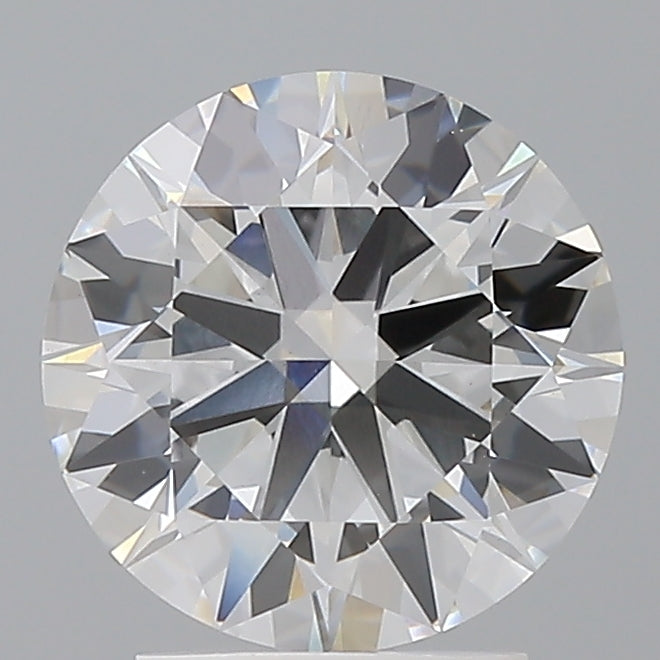 2.52 Carat Round Shaped, Ideal Cut, E Color, VVS2 Clarity, IGI Certified Lab Grown Diamond