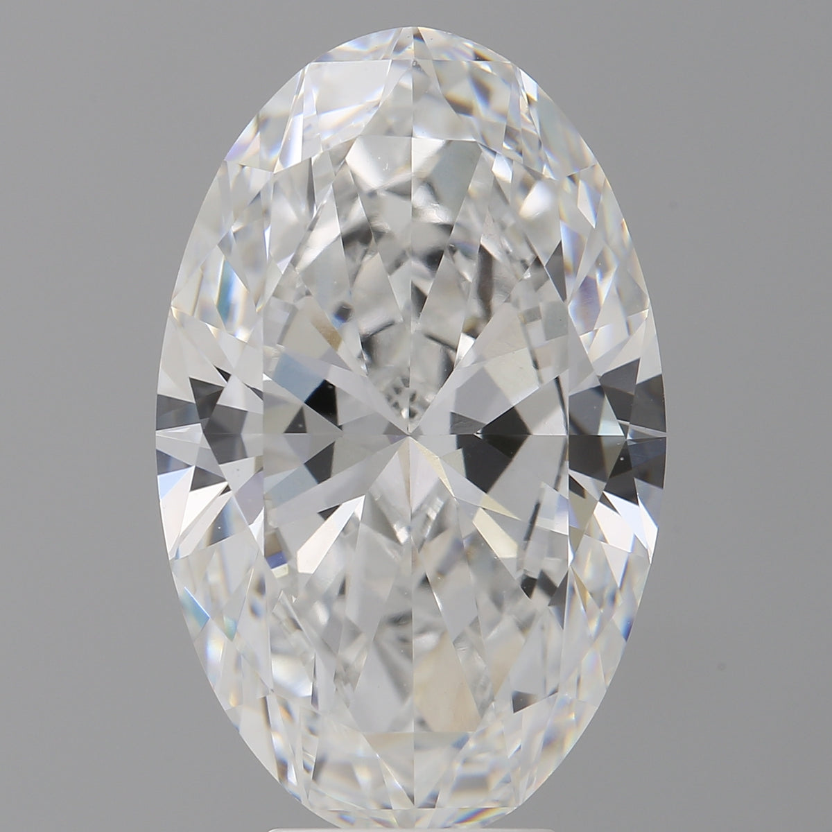 6.54 Carat Oval Shaped, Ideal Cut, E Color, VVS2 Clarity, IGI Certified Lab Grown Diamond