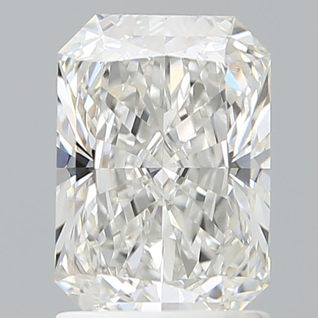 1.60 Carat Radiant Shaped, Ideal Cut, F Color, VVS2 Clarity, IGI Certified Lab Grown Diamond