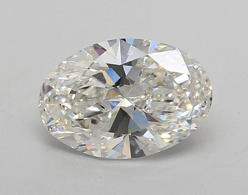 1.52 Carat Oval Shaped, Excellent Cut, G Color, VS1 Clarity, IGI Certified Lab Grown Diamond