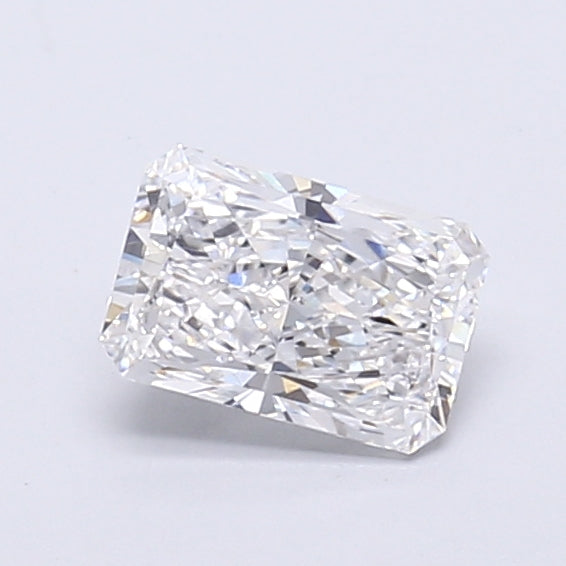 1.08 Carat Radiant Shaped, Very Good Cut, D Color, VVS1 Clarity, IGI Certified Lab Grown Diamond