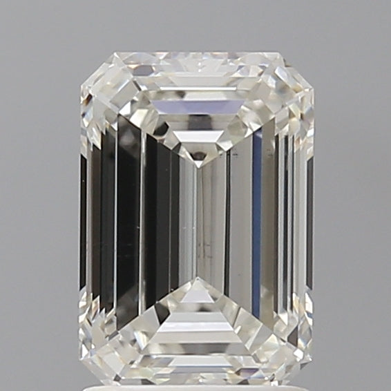 2.01 Carat Emerald Shaped, Ideal Cut, G Color, VS2 Clarity, IGI Certified Lab Grown Diamond