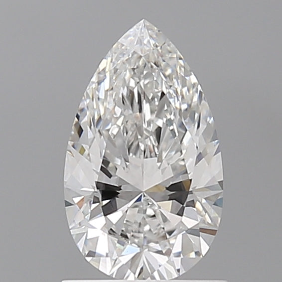 1.10 Carat Pear Shaped, Ideal Cut, D Color, VVS2 Clarity, IGI Certified Lab Grown Diamond