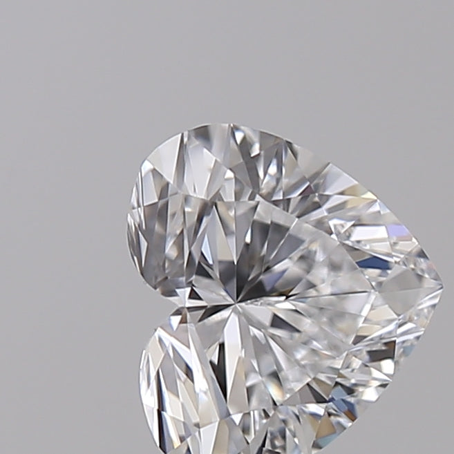 0.70 Carat Heart Shaped, Ideal Cut, D Color, VVS1 Clarity, IGI Certified Lab Grown Diamond