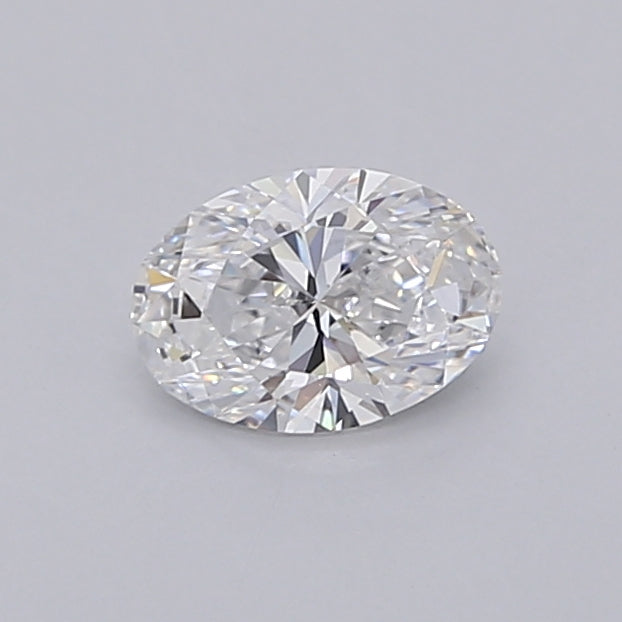 0.55 Carat Oval Shaped, Ideal Cut, D Color, VVS1 Clarity, IGI Certified Lab Grown Diamond