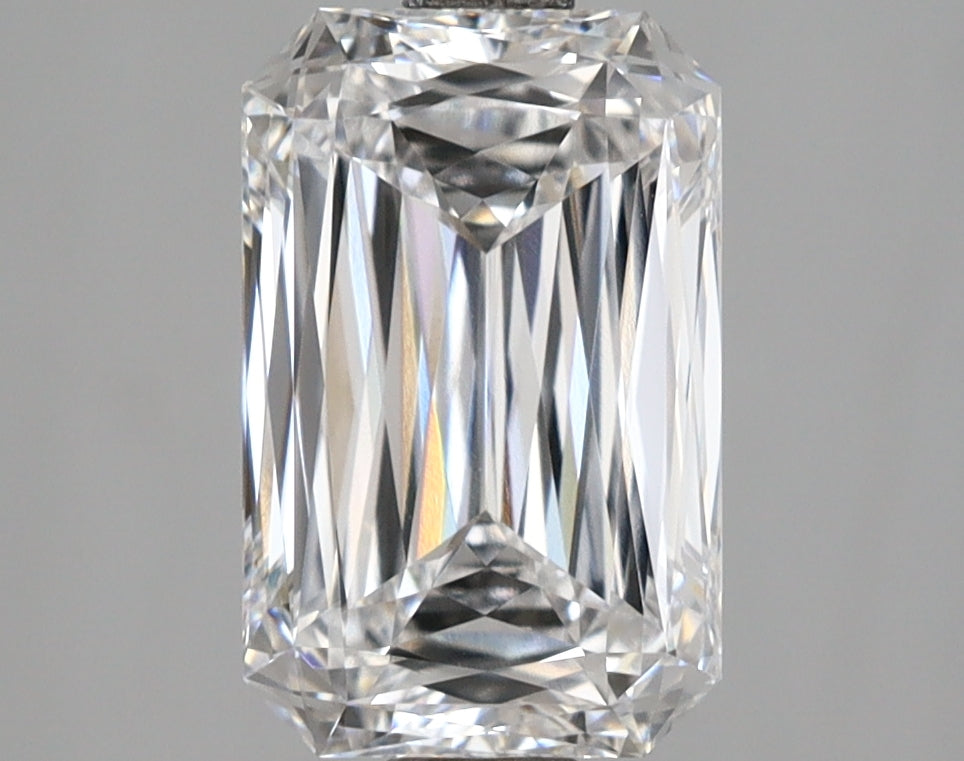 2.74 Carat Radiant Shaped, Ideal Cut, D Color, VVS1 Clarity, IGI Certified Lab Grown Diamond