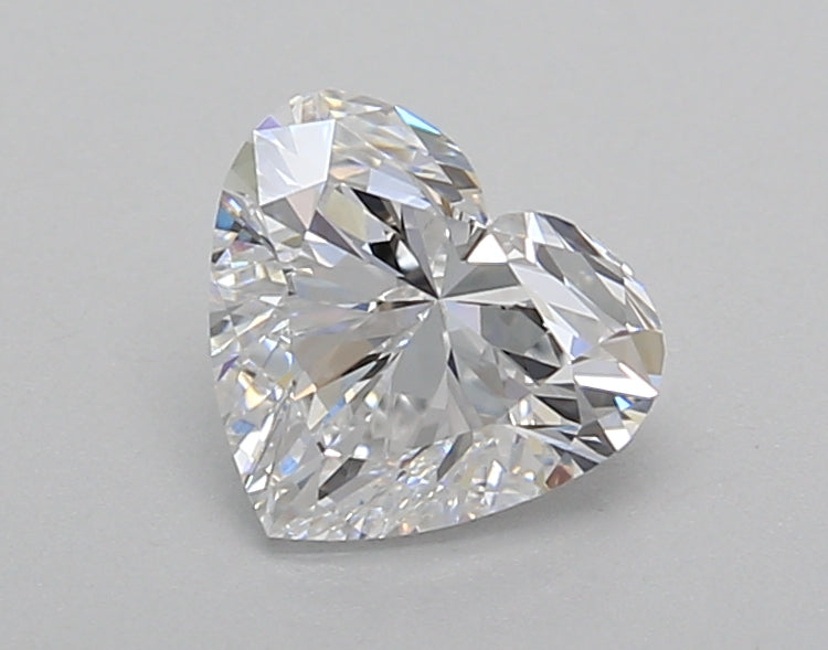 1.00 Carat Heart Shaped, Excellent Cut, D Color, VS1 Clarity, IGI Certified Lab Grown Diamond