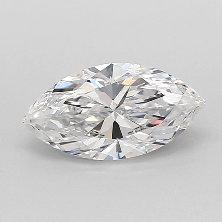 1.02 Carat Marquise Shaped, Ideal Cut, D Color, VVS2 Clarity, IGI Certified Lab Grown Diamond