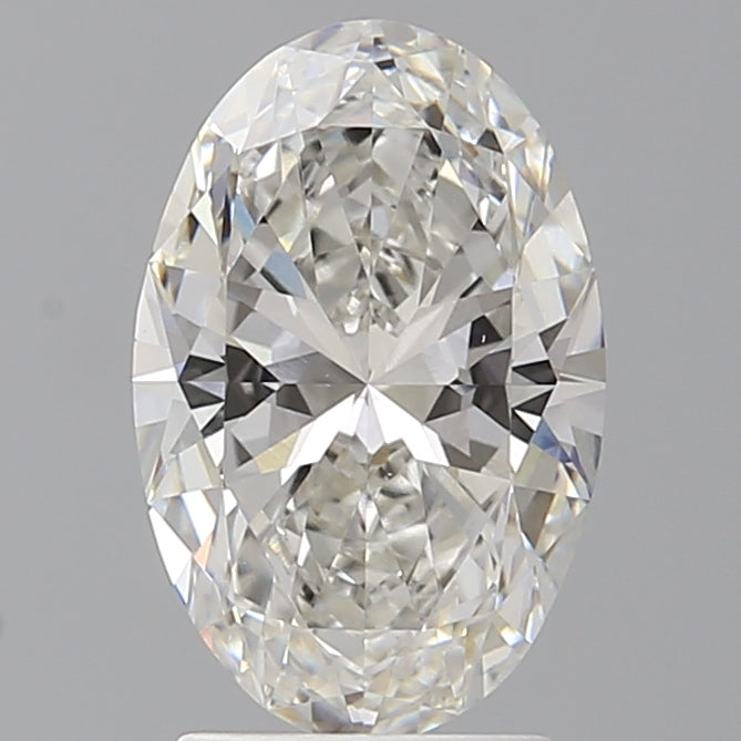 2.54 Carat Oval Shaped, Ideal Cut, F Color, VVS2 Clarity, IGI Certified Lab Grown Diamond