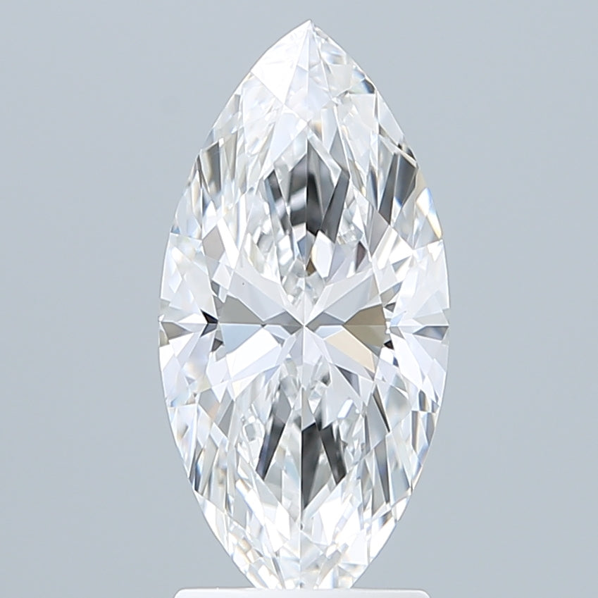 2.29 Carat Marquise Shaped, Ideal Cut, D Color, VVS2 Clarity, IGI Certified Lab Grown Diamond