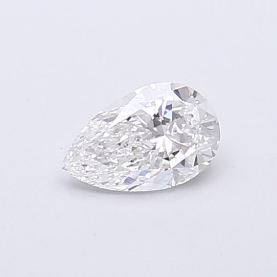 0.33 Carat Pear Shaped, Very Good Cut, D Color, VVS2 Clarity, IGI Certified Lab Grown Diamond