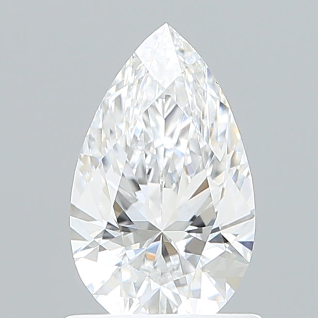1.02 Carat Pear Shaped, Excellent Cut, D Color, VVS1 Clarity, IGI Certified Lab Grown Diamond
