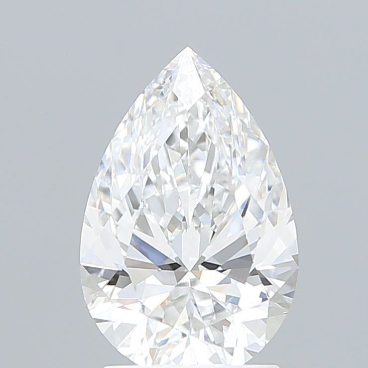 2.08 Carat Pear Shaped, Ideal Cut, D Color, VVS1 Clarity, IGI Certified Lab Grown Diamond