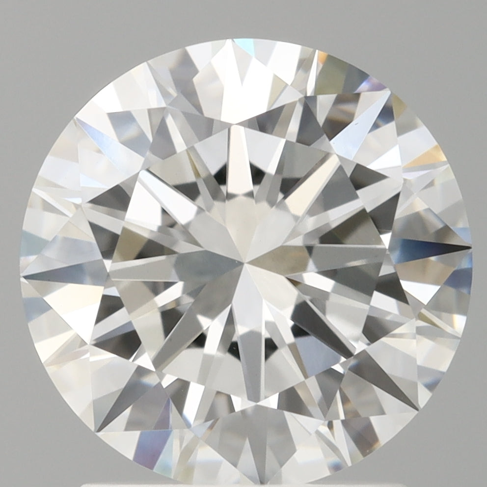 2.01 Carat Round Shaped, Excellent Cut, F Color, VVS2 Clarity, IGI Certified Lab Grown Diamond
