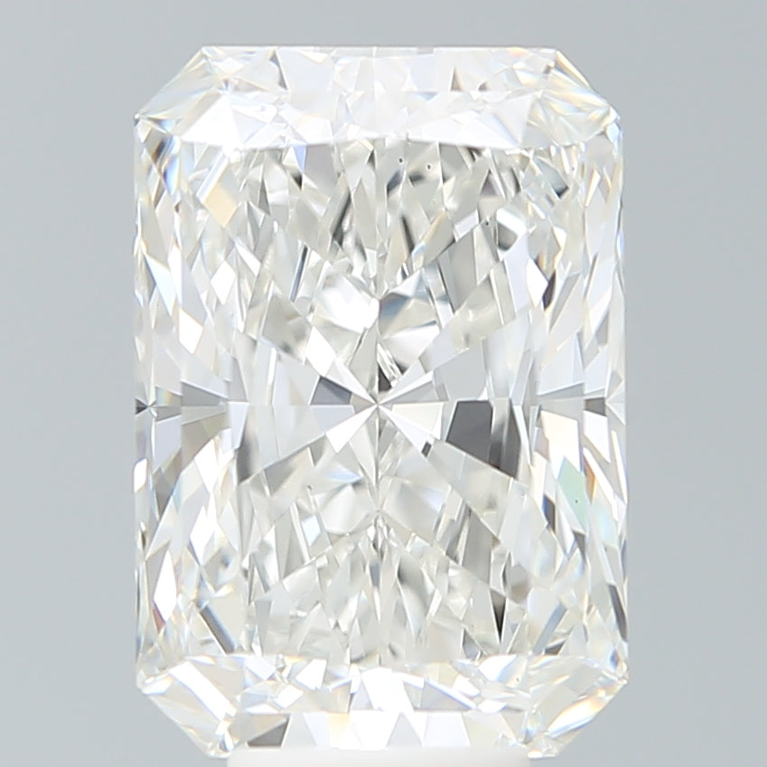 7.54 Carat Radiant Shaped, Ideal Cut, G Color, VS1 Clarity, IGI Certified Lab Grown Diamond