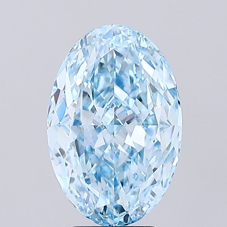5.01 Carat Oval Shaped, Excellent Cut, VS1 Clarity, IGI Certified Lab Grown Diamond