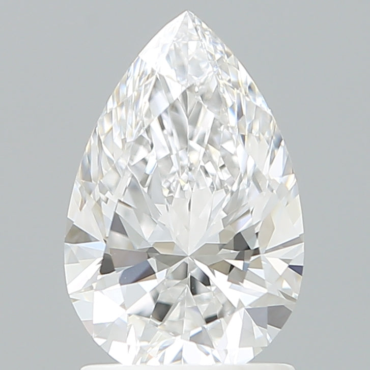 1.59 Carat Pear Shaped, Ideal Cut, D Color, VVS1 Clarity, IGI Certified Lab Grown Diamond