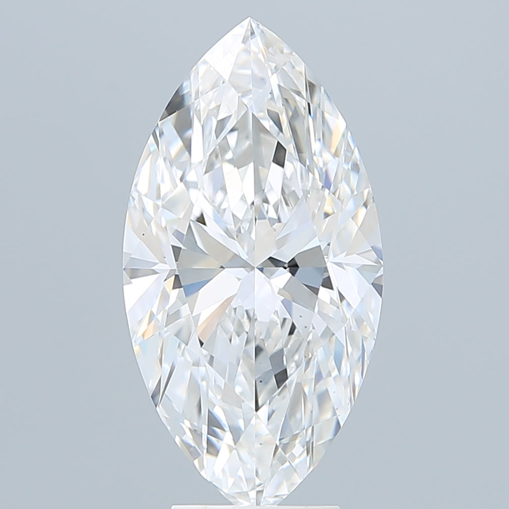 5.47 Carat Marquise Shaped, Ideal Cut, E Color, VS1 Clarity, IGI Certified Lab Grown Diamond