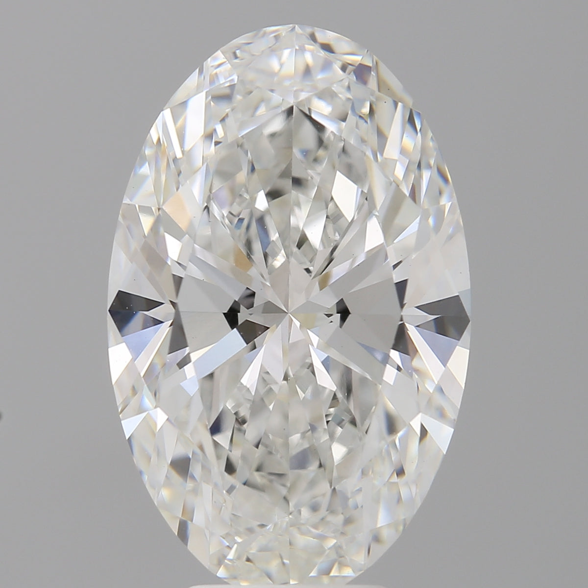 6.02 Carat Oval Shaped, Ideal Cut, F Color, VVS2 Clarity, IGI Certified Lab Grown Diamond