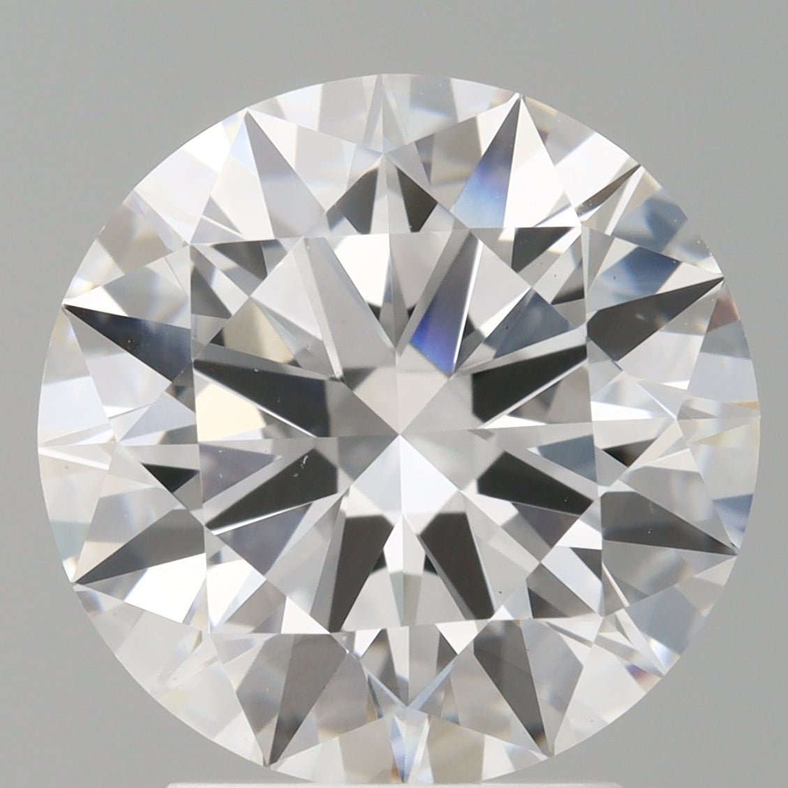 3.04 Carat Round Shaped, Excellent Cut, E Color, VVS2 Clarity, IGI Certified Lab Grown Diamond